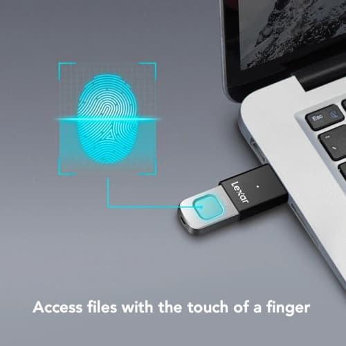 Lexar JumpDrive Fingerprint F35 PRO USB 3.2 Gen 1 128GB Pen Drive