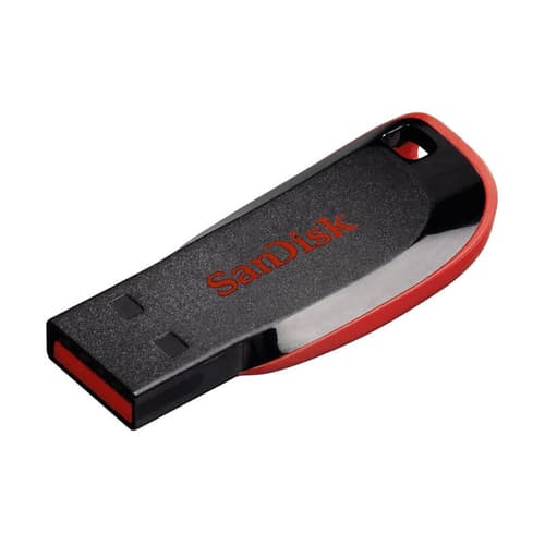 SanDisk Cruzer Blade 128GB USB 2.0 Red Pen Drive