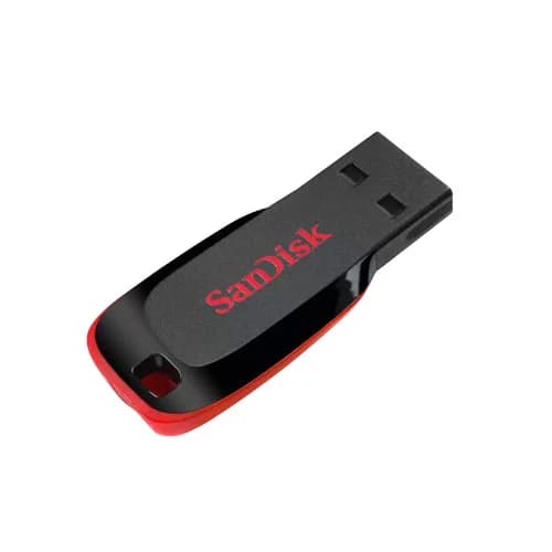 SanDisk Cruzer Blade 8GB USB 2.0 Red Pen Drive