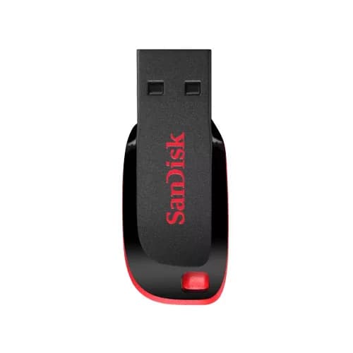 SanDisk Cruzer Blade 8GB USB 2.0 Red Pen Drive