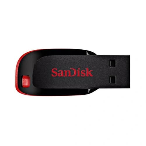 SanDisk Cruzer Blade 8GB USB 2.0 Red Pen Drive