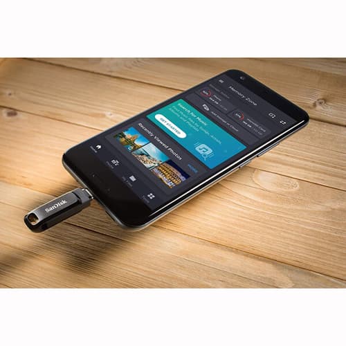 Sandisk Ultra Dual Drive 64GB Type C OTG Pen Drive - Black