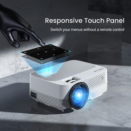 Ant Esports View 511 LED Projector with Remote (White)