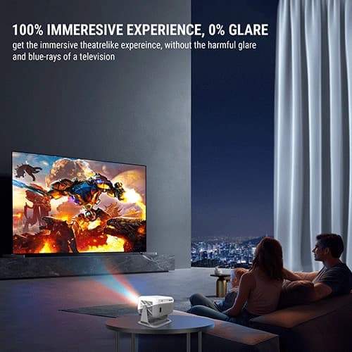 Ant Esports View 711 Ai Grey and White Projector