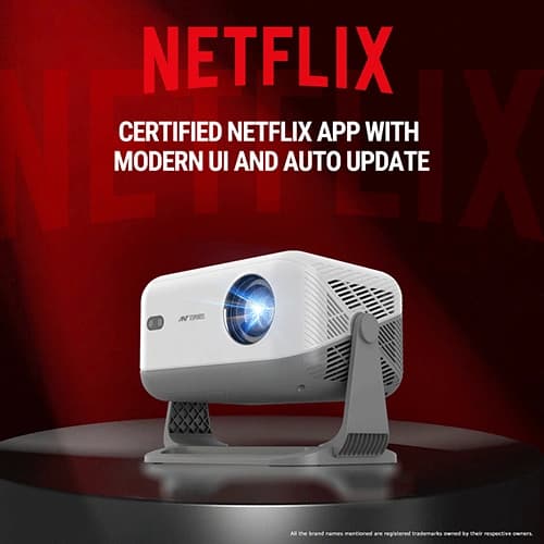 Ant Esports View 711 Ai Grey and White Projector