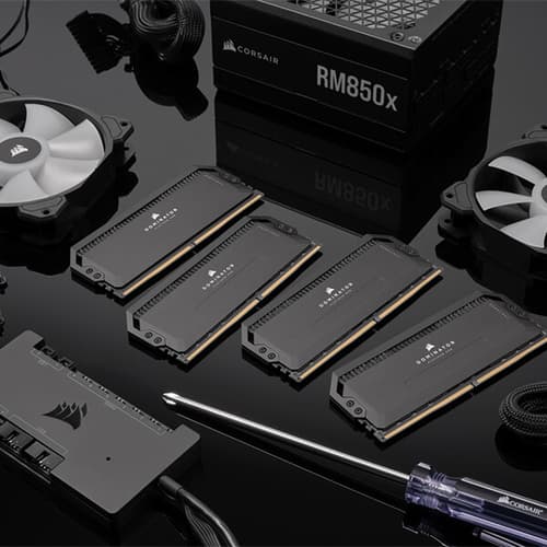Corsair Dominator Platinum RGB 32GB (16GBx2) DDR5 5200MHz (Black)