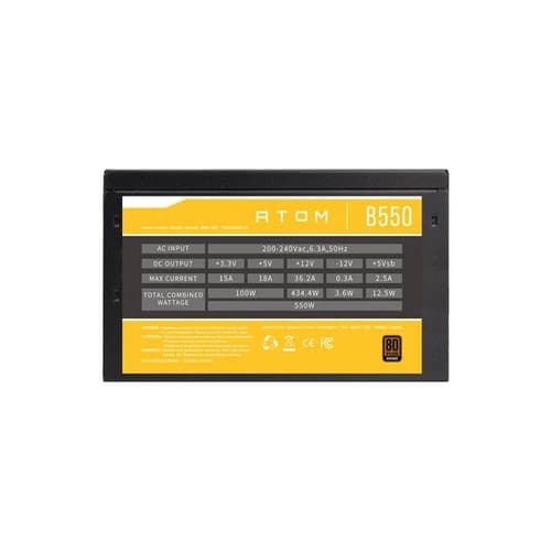 Antec ATOM B550 550 Watt 80 Plus Bronze