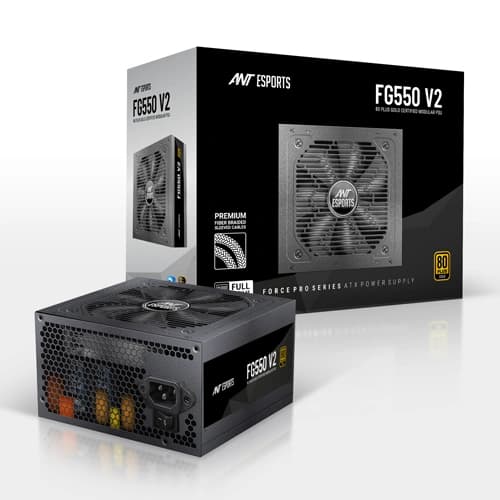 Ant Esports FG550 V2 Gold 550 Watt Fully Modular Smps