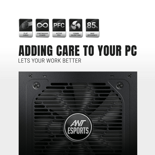 Ant Esports FG650 80 Plus Gold SMPS