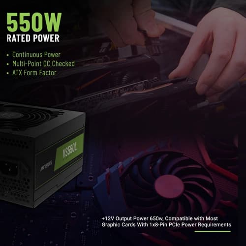 ANT ESPORTS VS550L 550 Watt Smps