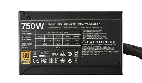 Cooler Master Masterwatt 750W