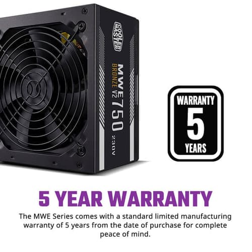 Cooler Master MWE 750 V2 80 Plus Bronze SMPS