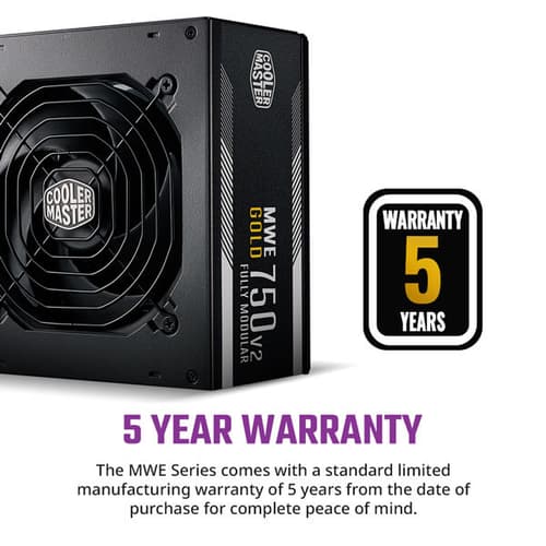 Cooler Master MWE 750 Watt V2 80 Plus Gold SMPS