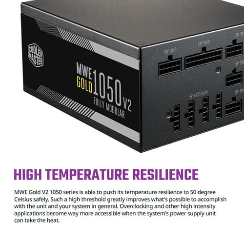 Cooler Master MWE 1050 V2 1050 Watt 80 Plus Gold SMPS