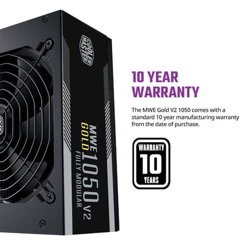 Cooler Master MWE 1050 V2 1050 Watt 80 Plus Gold SMPS
