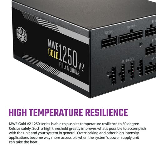 Cooler Master MWE 1250 V2 1250 Watt 80 Plus Gold SMPS