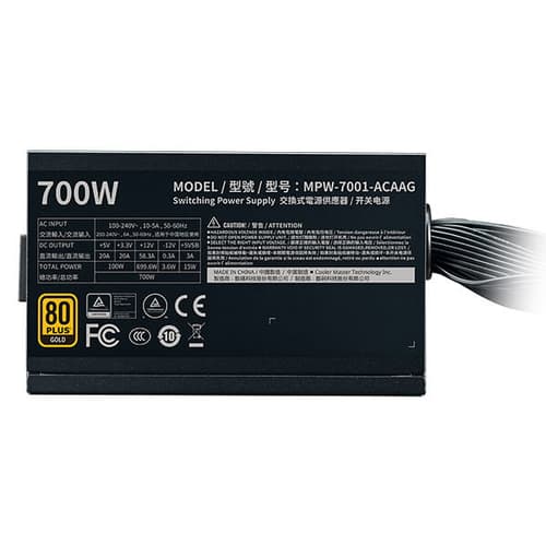 Cooler Master G 700 Watt 80 Plus Gold SMPS