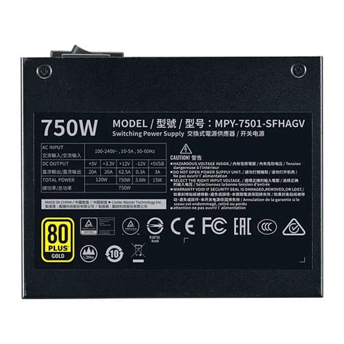 Cooler Master V750 SFX Gold ATX 3.1 Fully Modular Smps