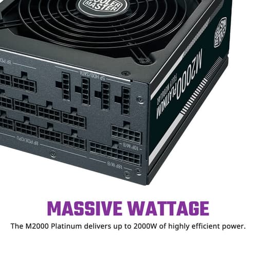 Cooler Master M2000 Platinum 2000 Watt 80 Plus Platinum SMPS