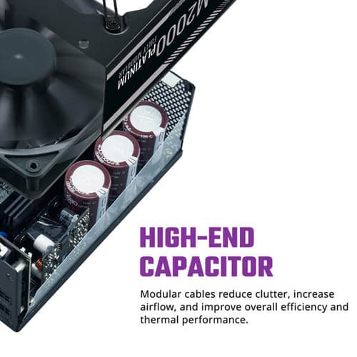 Cooler Master M2000 Platinum 2000 Watt 80 Plus Platinum SMPS