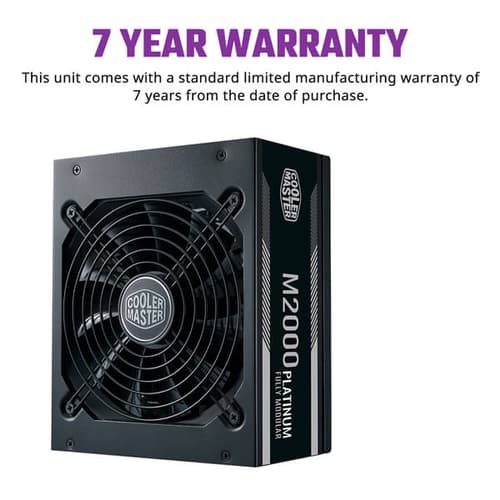 Cooler Master M2000 Platinum 2000 Watt 80 Plus Platinum SMPS