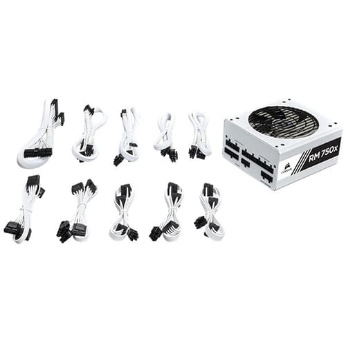 CORSAIR RM750x 80 Plus Gold Fully Modular (White)