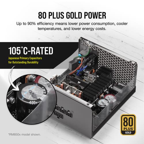 Corsair RM1000X 1000 Watt 80 Plus Gold SMPS