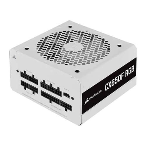 Corsair CX650F RGB White 650 Watt 80 Plus Bronze SMPS