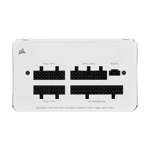 Corsair CX650F RGB White 650 Watt 80 Plus Bronze SMPS