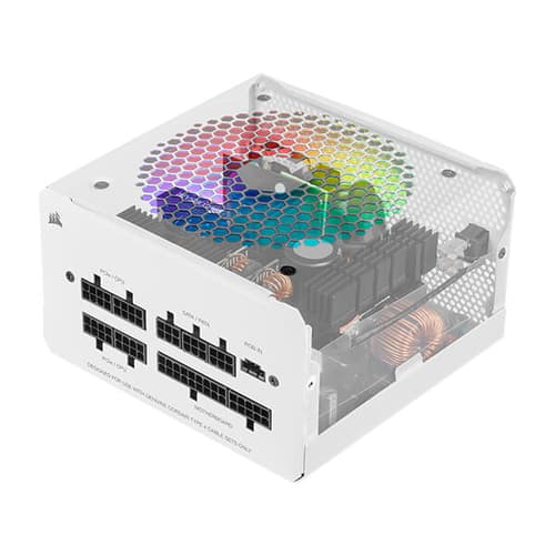 Corsair CX750F RGB 80 Plus Bronze SMPS (White)