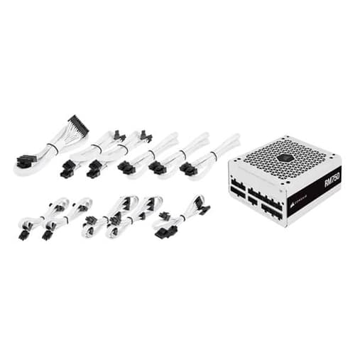 Corsair RM750 White 750 Watt 80 Plus Gold SMPS