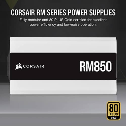 Corsair RM850 White 850 Watt 80 Plus Gold SMPS (CP-9020232-IN)