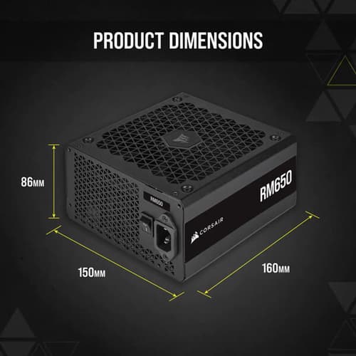 Corsair RM650 80 Plus Gold Fully Modular