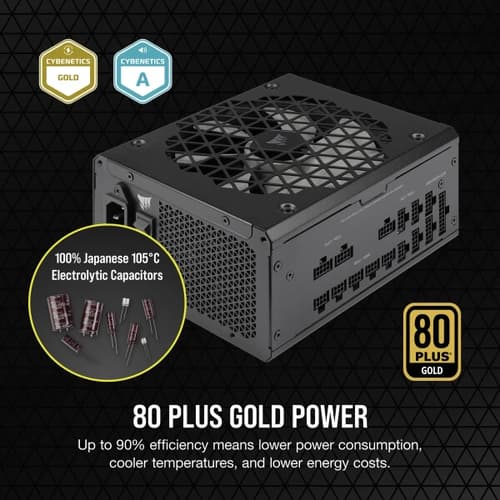 Corsair RM1000x Shift 1000 Watt 80 Plus Gold ATX 3.1 SMPS