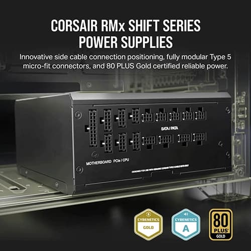 Corsair RM1200x Shift ATX 3.1 Gold 1200 Watt Fully Modular Smps
