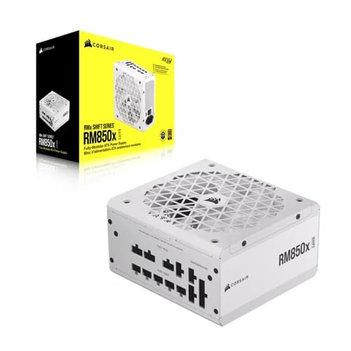 Corsair RM850x SHIFT ATX 3.1 Gold White Fully Modular Smps