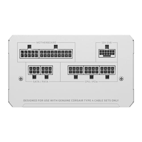 Corsair RM850e ATX 3.1 Cybenetics Gold Fully Modular White Smps