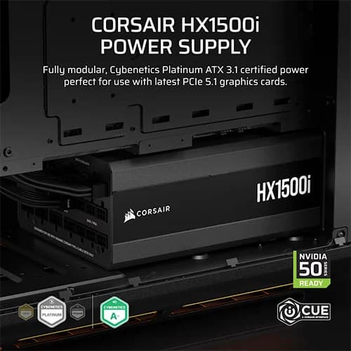 Corsair HX1500i Platinum 1500 Watt ATX 3.1 Fully Modular Smps