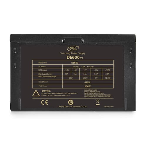Deepcool DE600 SMPS 450 Watt PSU (DP-DE600US-PH)
