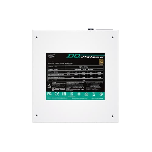 Deepcool DQ750-M-V2L White 80 Plus Gold SMPS