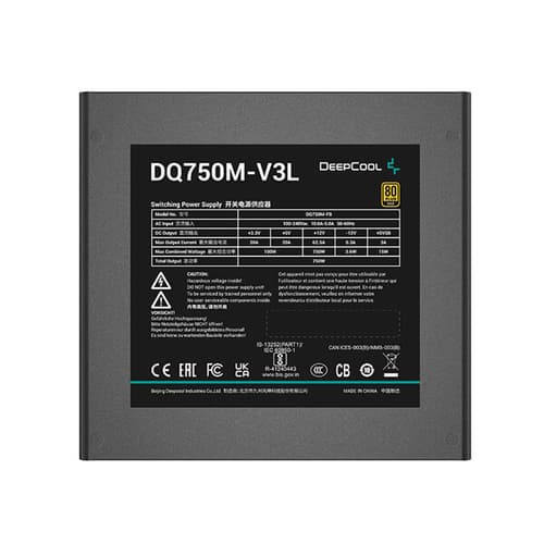 Deepcool DQ750M-V3L 750 Watt 80 Plus Gold SMPS