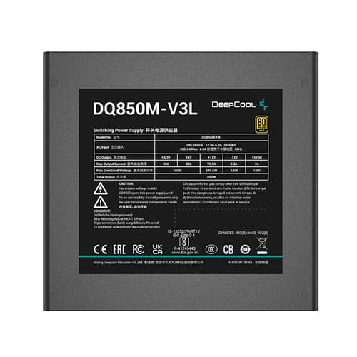 Deepcool DQ850M-V3L 850 Watt 80 Plus Gold SMPS