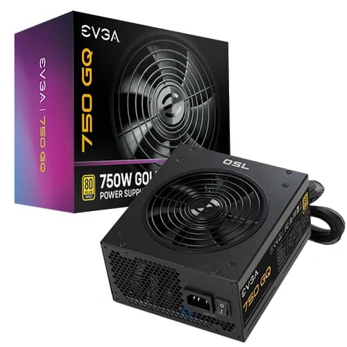 EVGA 750 GQ ATX 3.1 750 Watt Gold Semi Modular Smps