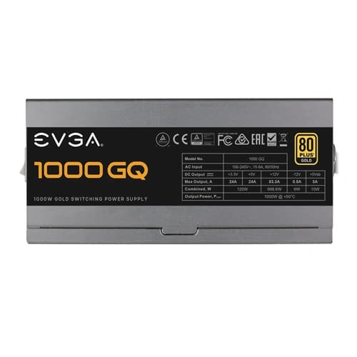 EVGA 1000 GQ ATX 3.1 1000 Watt Gold Semi Modular Smps