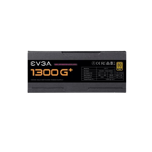 EVGA SuperNova 1300 G Plus ATX 3.1 1300 Watt Gold Fully Modular Smps