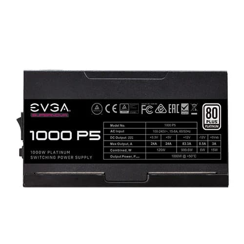 EVGA SuperNova 1000 P5 Platinum 1000 Watt Fully Modular Smps