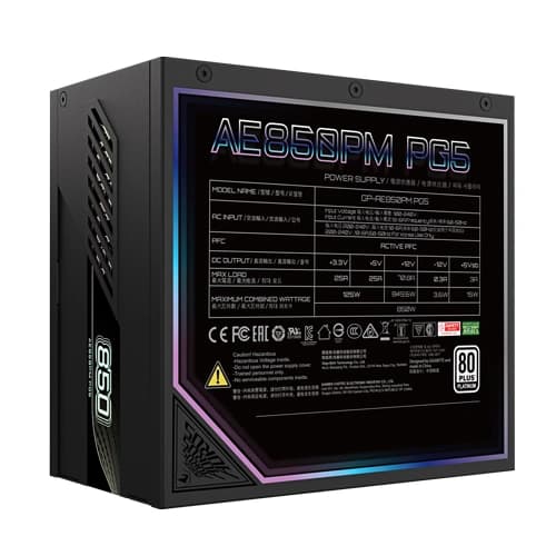 GIGABYTE Aorus Elite 850W Platinum Fully Modular Smps