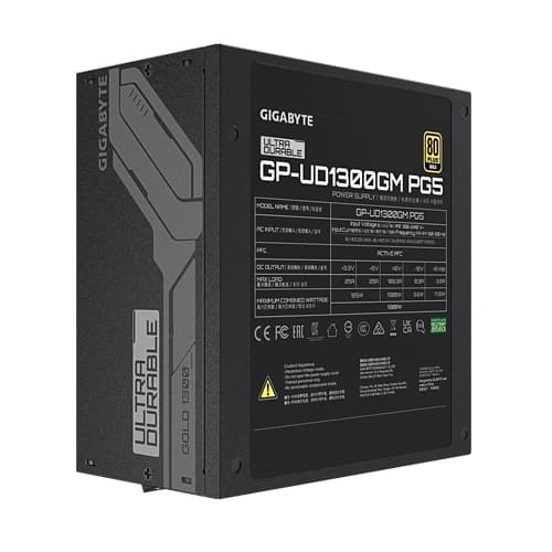 GIGABYTE UD1300GM PG5 Gold 1300 Watt Fully Modular Smps
