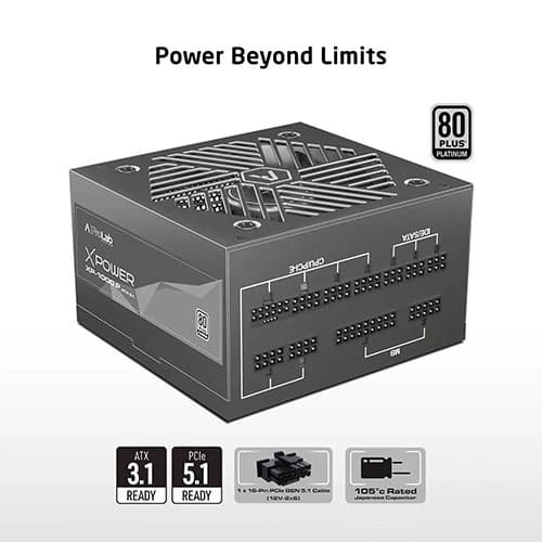 ProLab Design XPower XP-1000P ATX 3.1 Platinum Fully Modular Smps