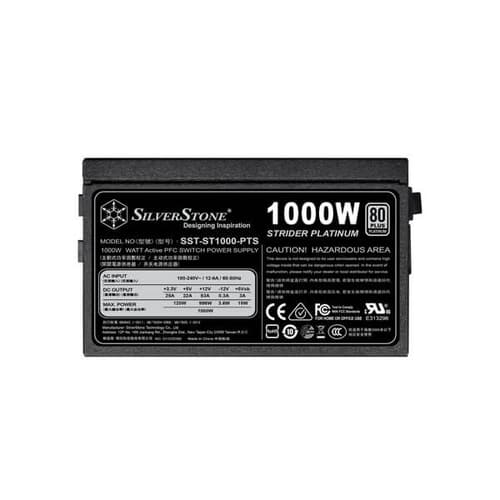 SilverStone ST1000-PTS 1000 Watt 80 Plus Platinum SMPS